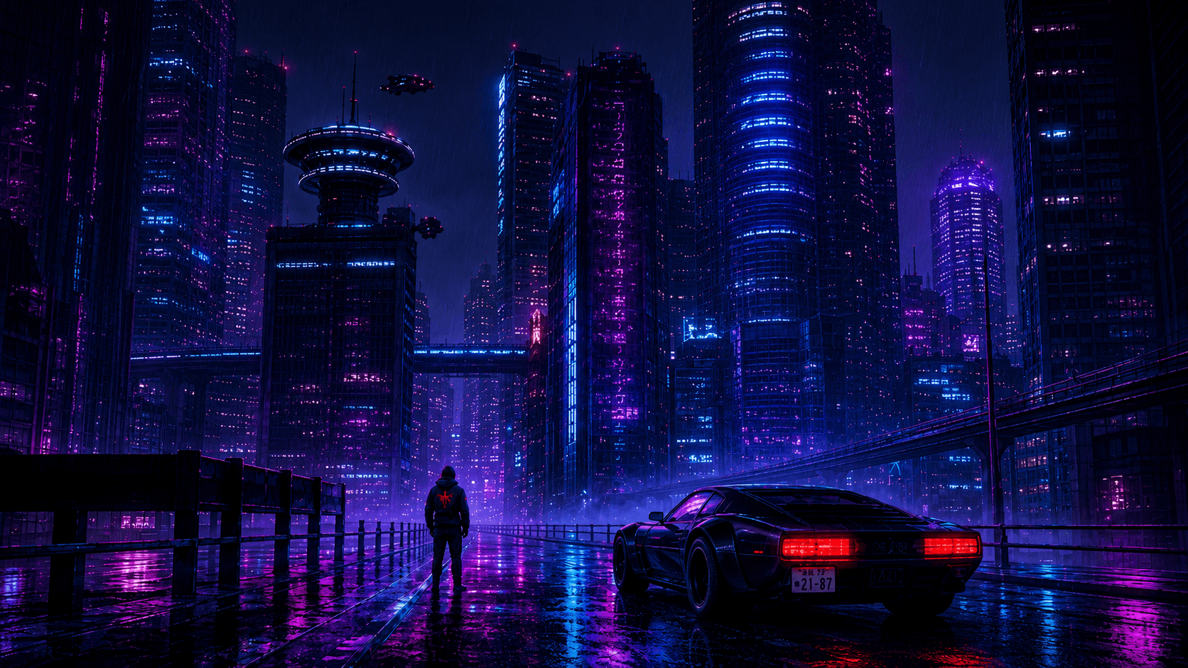 Dark Cyberpunk Synthwave