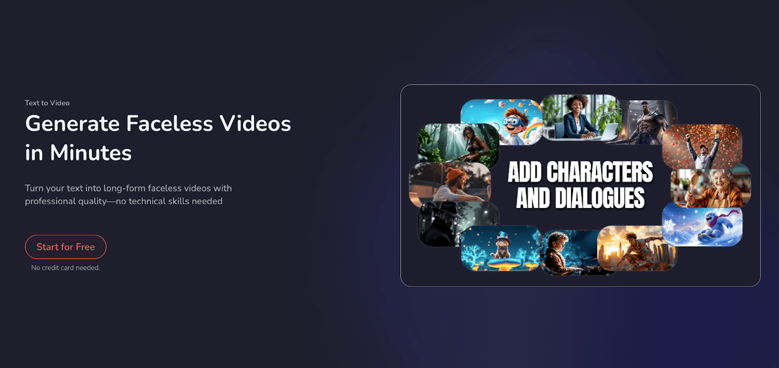 Generate Faceless Videos - AI video creation workflow