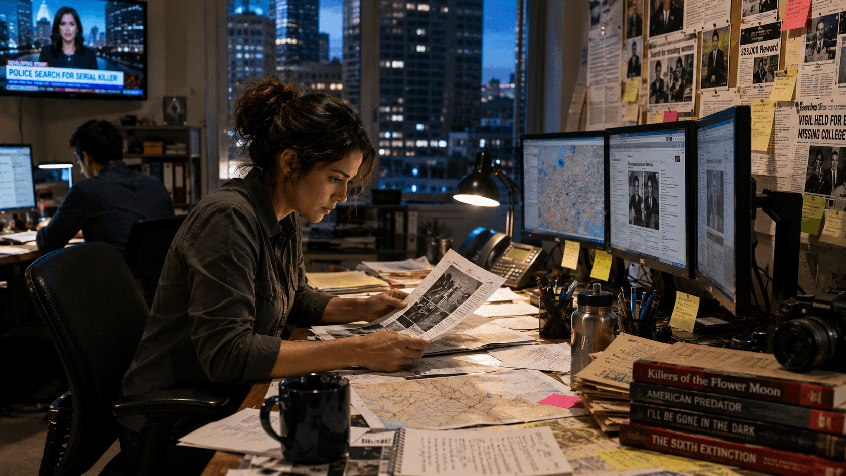 Documentary & Journalism — Photo-realistic style AI-generated video scene